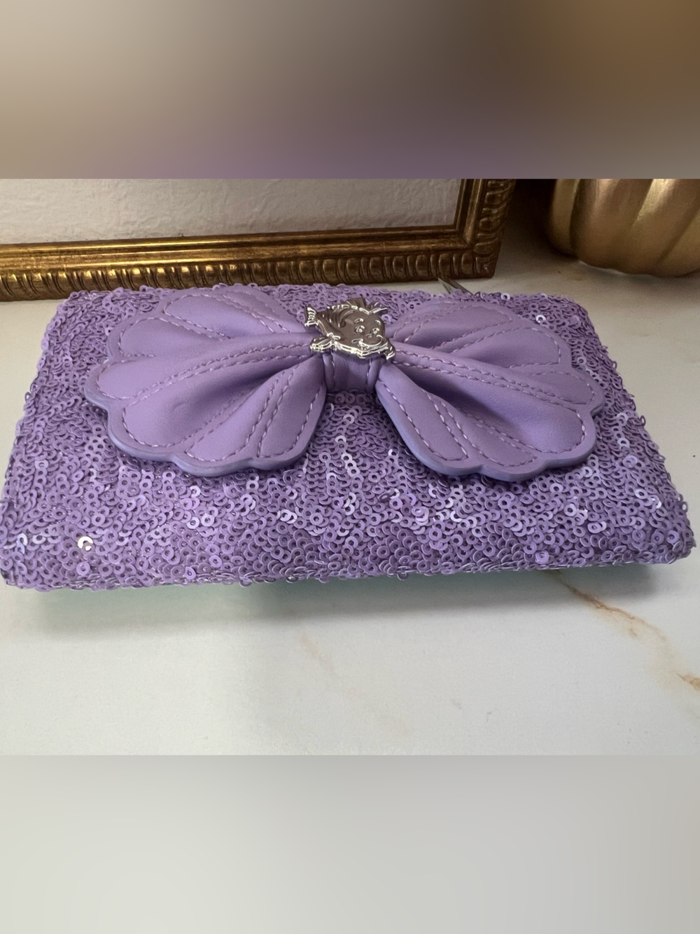 Loungefly little mermaid sequined wallet - Picture 6 of 11